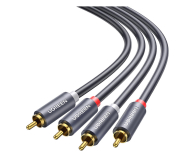 UGREEN Przewód 2RCA Cinch do 2RCA Cinch 1.5m czarny - 1501474 - zdjęcie 3
